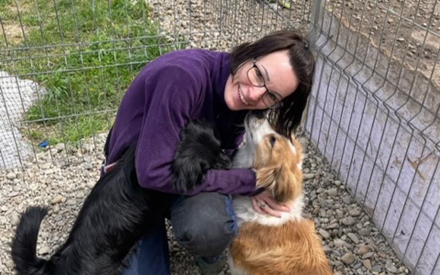 Michaela und Pauli vom Pfotentheater